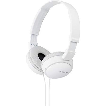 Sony Lightweight Extra Bass Stereo Headphones (White)