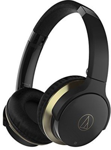 Audio-Technica ATH-AR3BTBK SonicFuel Wireless On-Ear Headphones with Mic & Control, Black