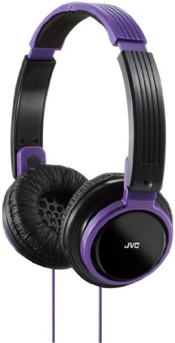 JVC Riptide Portable Headband Headphones - Violet