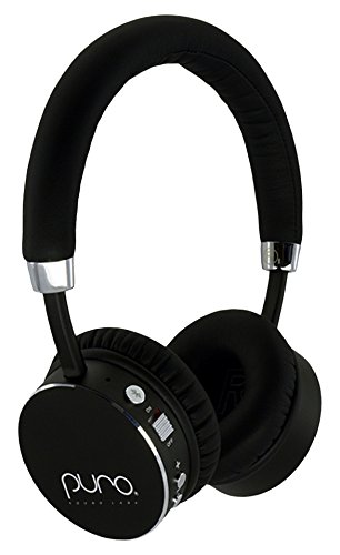 Puro Sound Labs BT2200 Premium Kids Headphones, Volume Limiting Bluetooth Wireless Headphones for Children, Girls and Boys (Black)