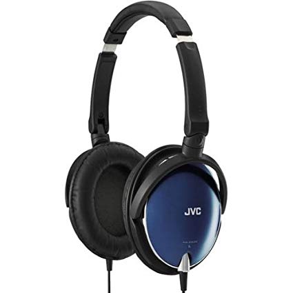 JVC HAS600A Around-The-Ear Foldable Headphone - Blue (Discontinued by Manufacturer)