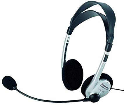 Pioneer HA-HS31 High Performance Over-Ear Gaming Headphones (Silver) (Discontinued by Manufacturer)