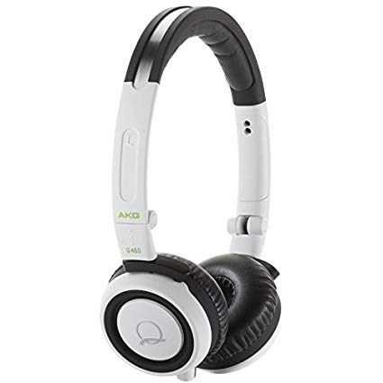 AKG Acoustics Q460WHT Quincy Jones signature line on-ear headphones -White