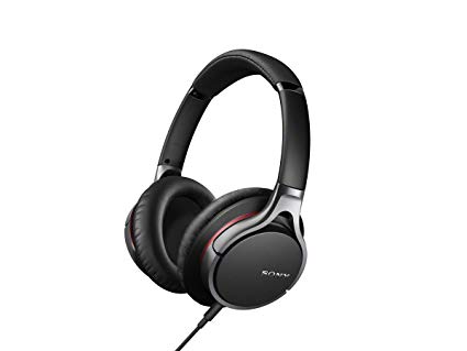 Sony MDR10R Hi-Res Stereo Wired Headphones (Black)