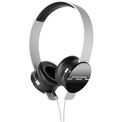 SOL REPUBLIC 1211-02 Tracks On-Ear Interchangeable Headphones with 3-Button Mic and Music Control - White