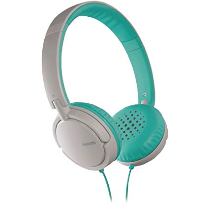 Philips SHL5002/28 Headband Headphone (Aqua/Grey) (Discontinued by Manufacturer)