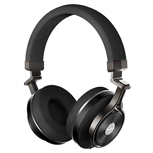 Bluedio T3 Plus (Turbine 3rd) Wireless Bluetooth 4.1 Stereo Headphones with Mic/Micro SD Card Slot (Black)