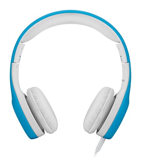 LilGadgets Connect+ Premium Volume Limited Wired Headphones with SharePort for Children - Blue