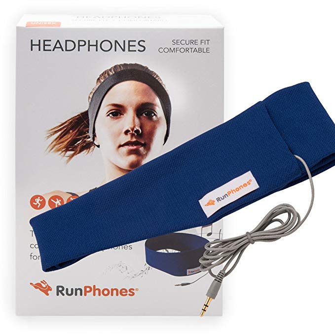 RunPhones Classic Exercise Headphones | Ideal for All Workouts | Precise Sound, Slim Speakers In a Moisture-Wicking Headband |New Model 2017