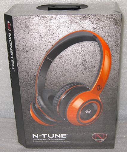 Monster Ncredible Ntune 128453 On-Ear Headphone, Juice Orange