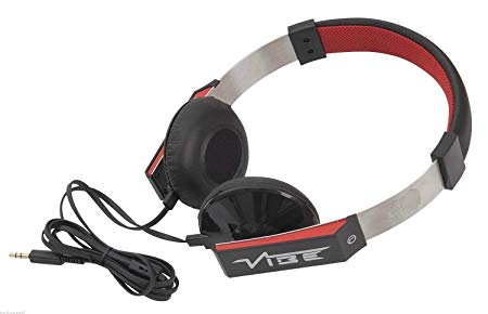 Vibe VHBLACKDEATH2-V1 On-Ear Headphone with Flat Cable