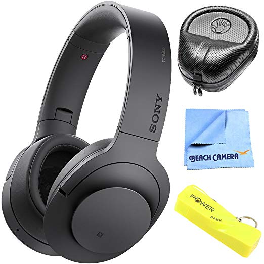 Sony H.ear on MDR100ABN/B wireless noise cancelling headphone, charcoal black (International Version)