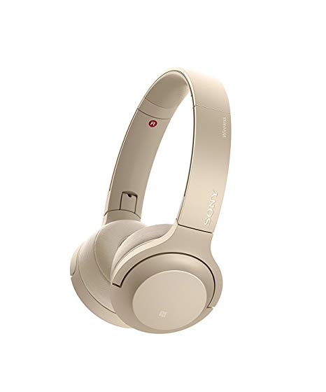 Sony WH-H800 h.ear Series Wireless On-Ear High Resolution Headphones (International version/seller warranty) (Gold)