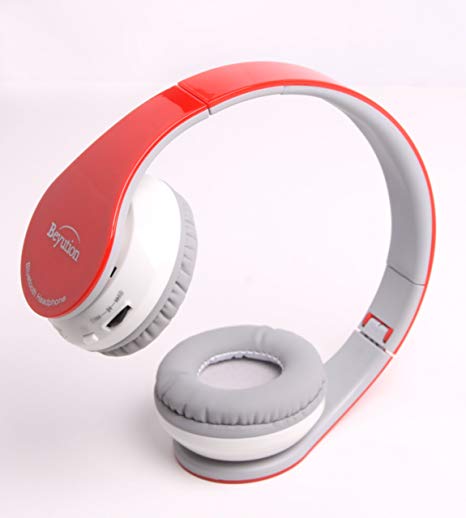 Brand New Beyution @brand Red color Stereo Wireless Bluetooth Headphones Headset---for all Tablet MID, Smart Cell phone and all bluetooth device