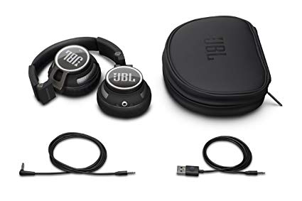 JBL Synchros 400BT Bluetooth Wireless On-Ear Stereo Headphones, Black