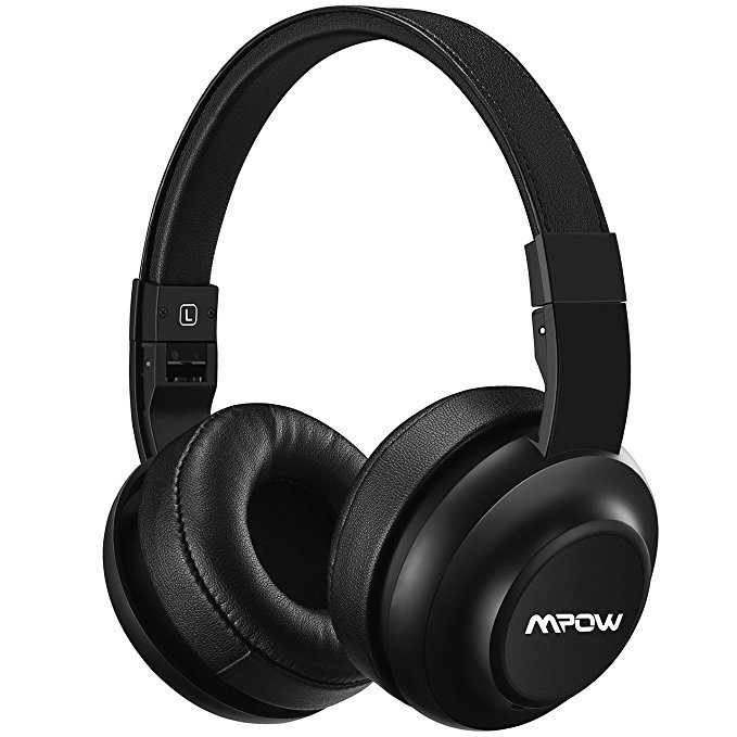 Mpow H2 Bluetooth Headphones w/4 Equalizer Modes, Hi-Fi Stereo Headset, Both Wired & Wireless Headphones On Ear for Cell Phone/TV/PC