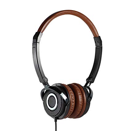 Astrotec AS100 PRO Semi Open-Air Foldable On-Ear Portable Stereo Music DJ Headphones Enhanced Bass and High-Fidelity Sound