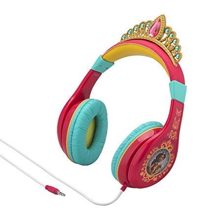 Disney Elena Of Avalor Headphones – Princess Elena Headphones With Crown Detailing! Volume Limiting Headphones In Fun Tiara Headphones Style