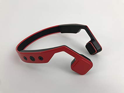 Bone Conduction Headphones-Bluetooth-Jammin Gear (Red)